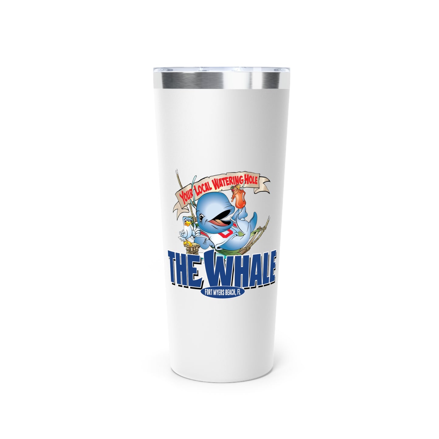 Logo Copper Vacuum Insulated Tumbler, 22oz