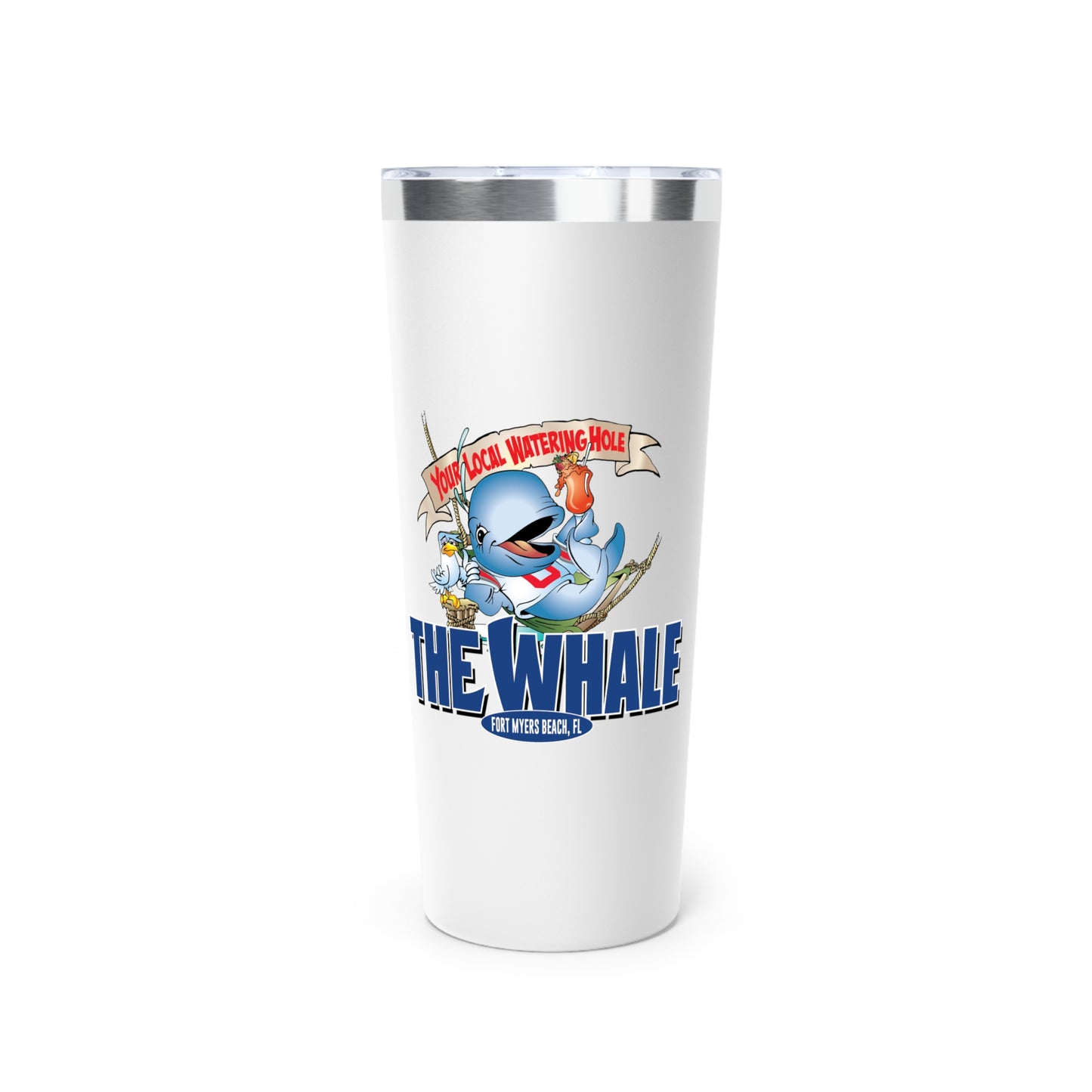 Logo Copper Vacuum Insulated Tumbler, 22oz
