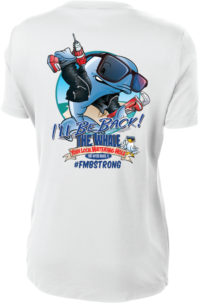 Terminator Ladies T-Shirt Women's Moisture Wicking V-Neck