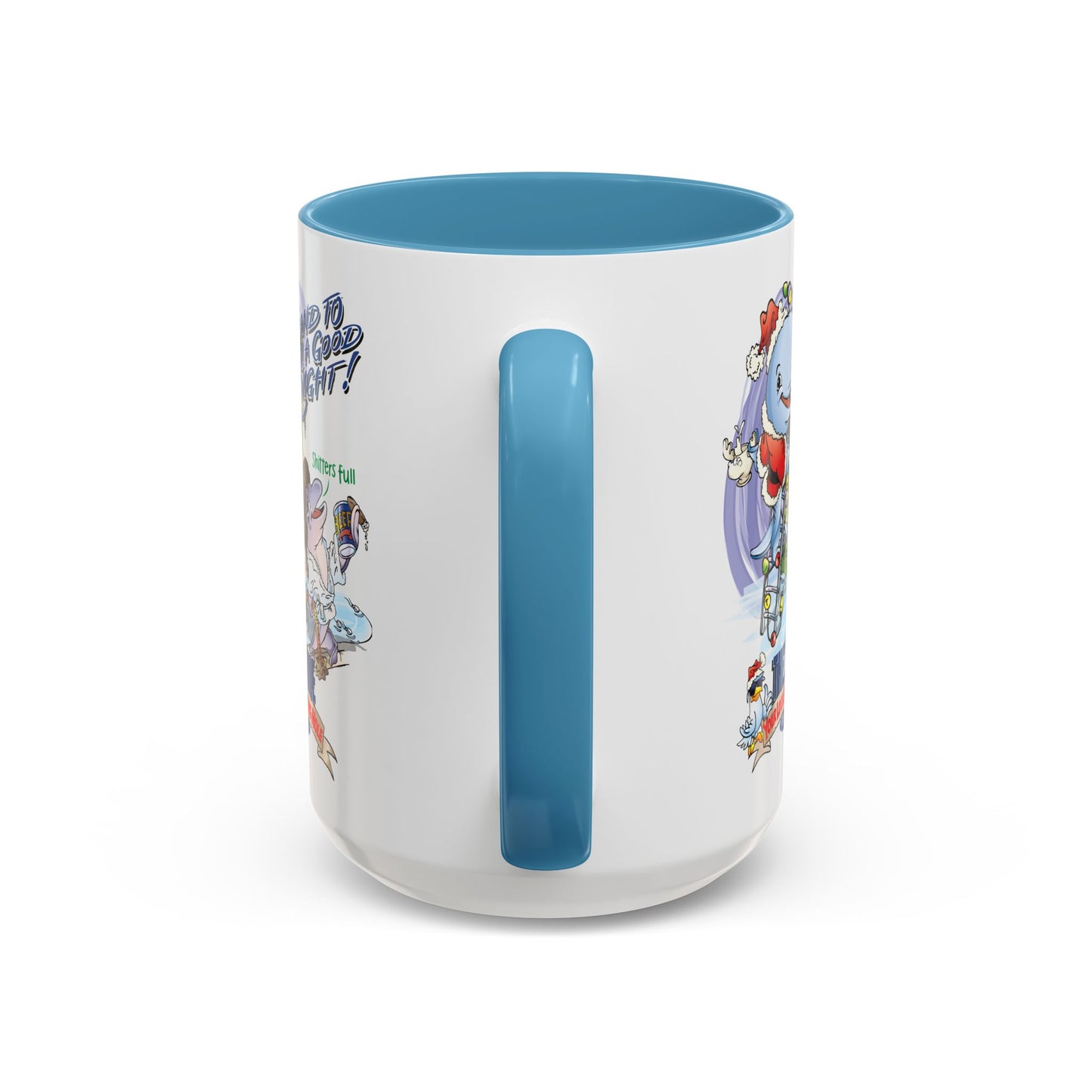 Holiday Whale Coffee Mug — "Have a Good Night!" Festive Nautical Christmas Mug (11/15oz)