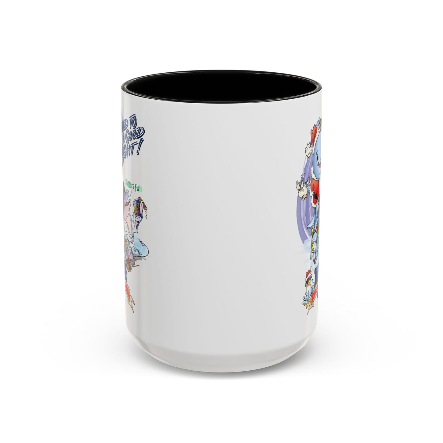 Holiday Whale Coffee Mug — "Have a Good Night!" Festive Nautical Christmas Mug (11/15oz)