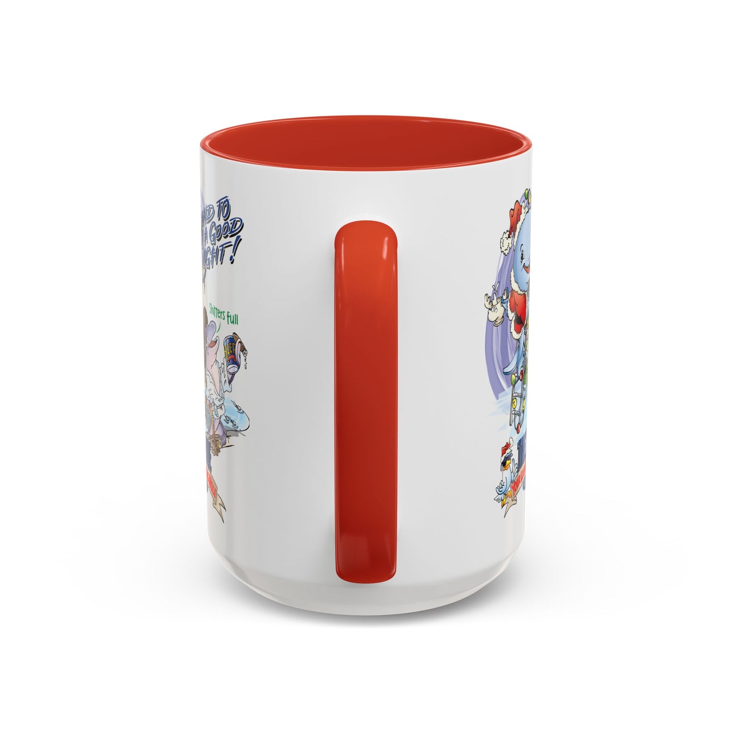 Holiday Whale Coffee Mug — "Have a Good Night!" Festive Nautical Christmas Mug (11/15oz)