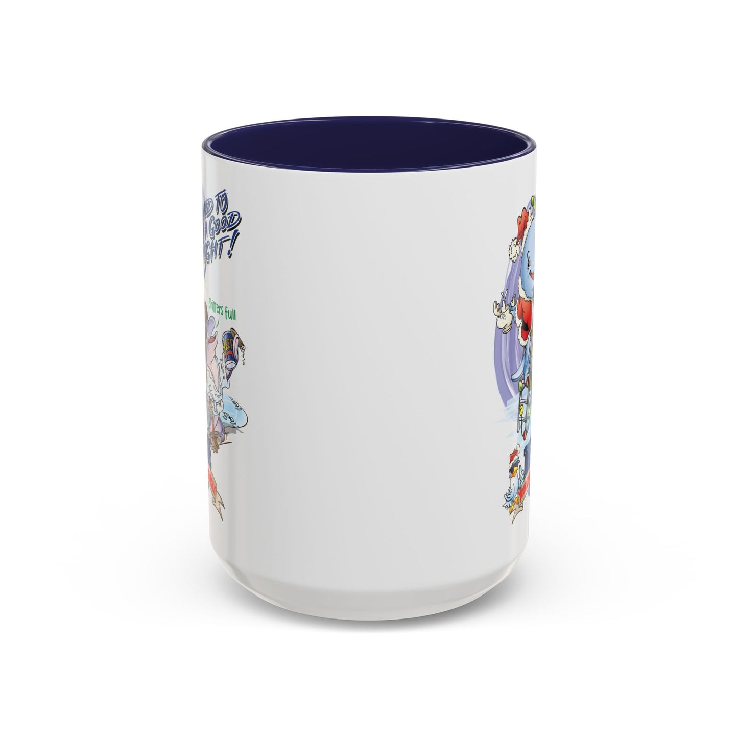 Holiday Whale Coffee Mug — "Have a Good Night!" Festive Nautical Christmas Mug (11/15oz)