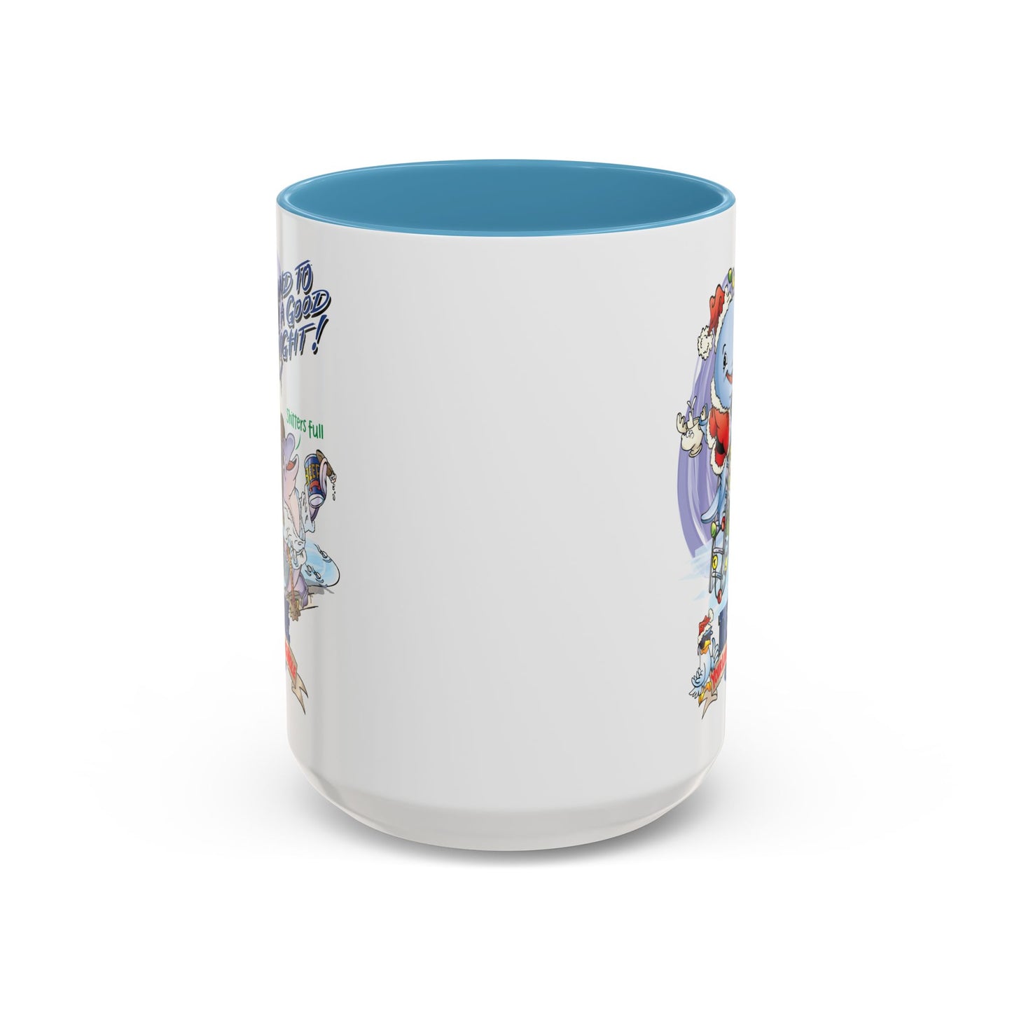 Holiday Whale Coffee Mug — "Have a Good Night!" Festive Nautical Christmas Mug (11/15oz)