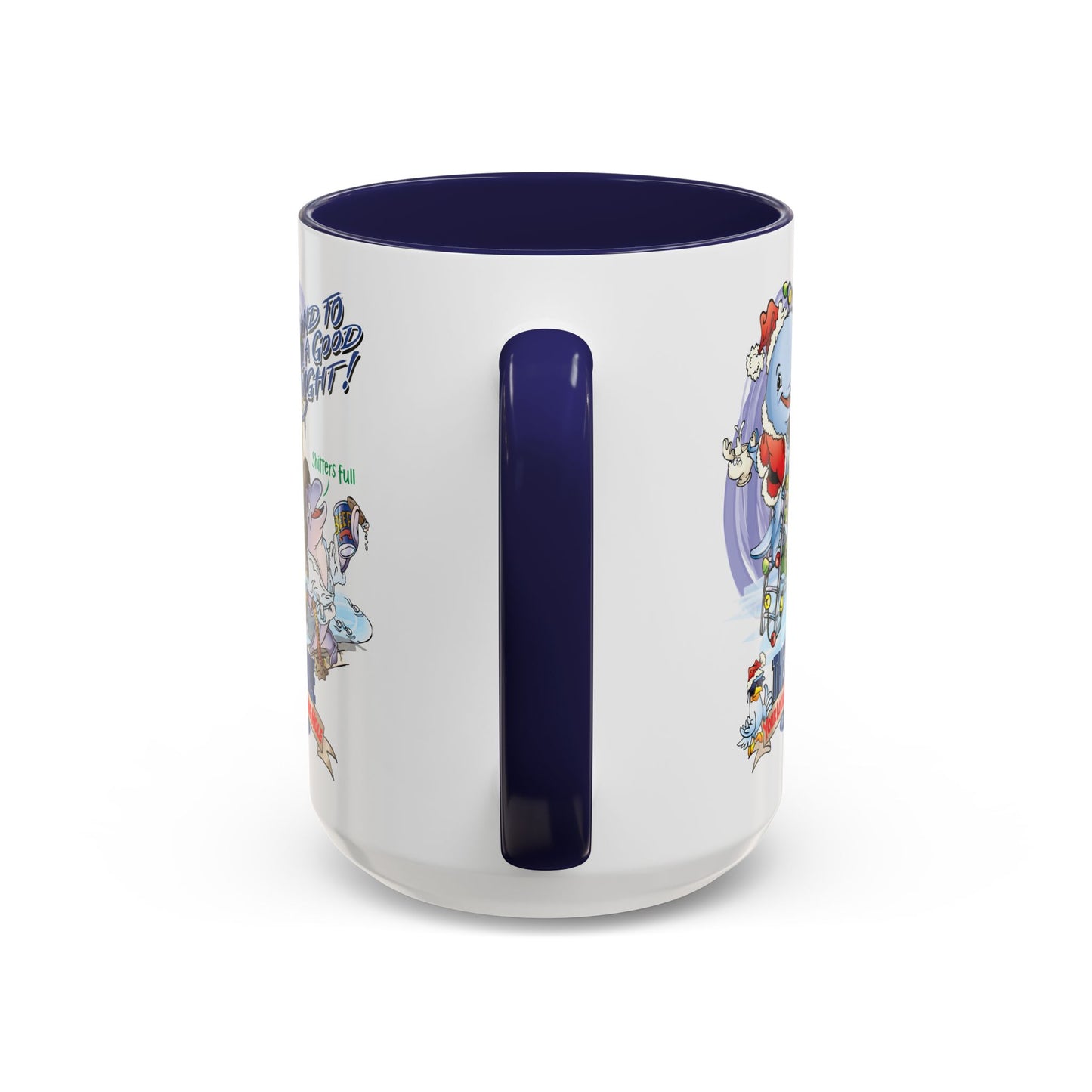 Holiday Whale Coffee Mug — "Have a Good Night!" Festive Nautical Christmas Mug (11/15oz)
