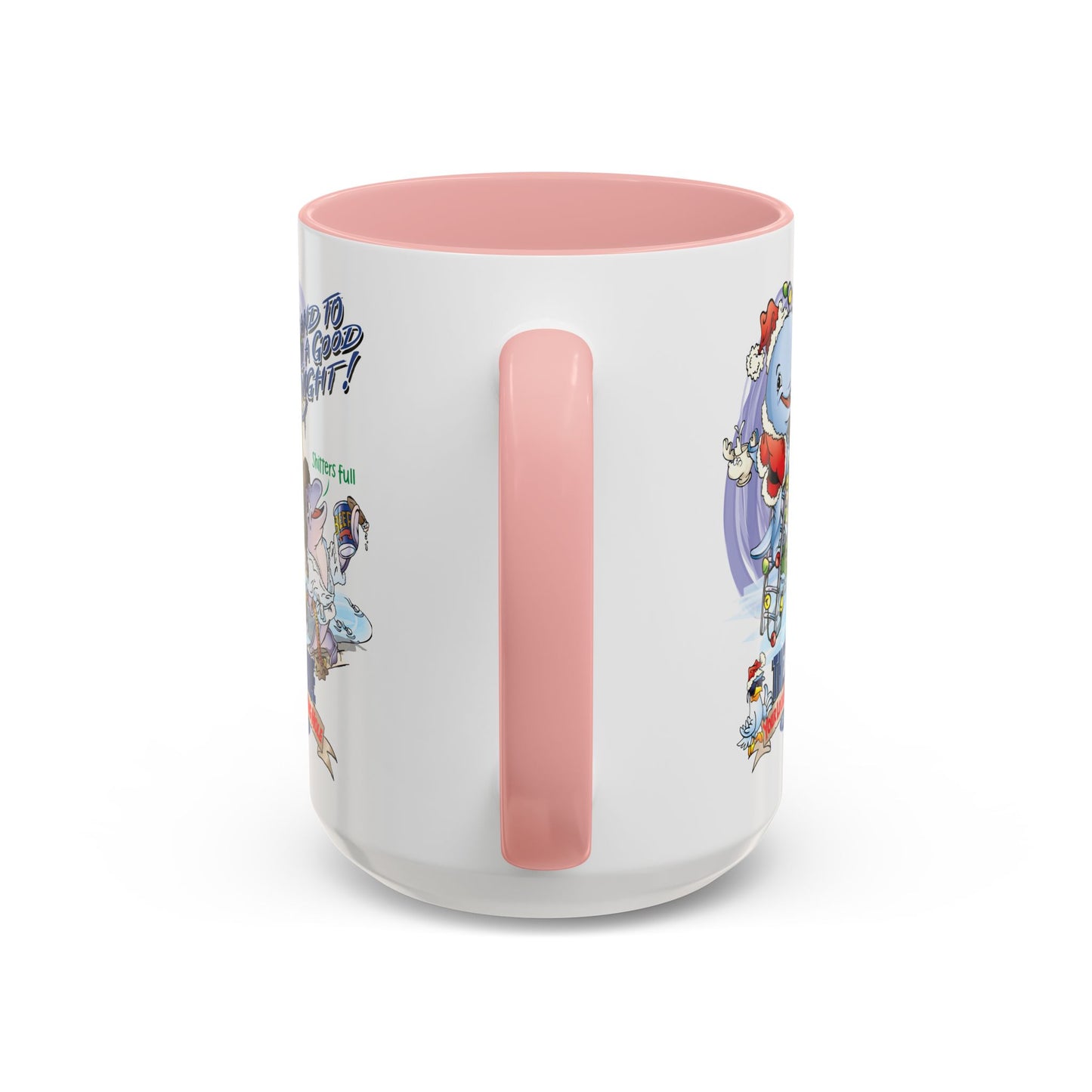 Holiday Whale Coffee Mug — "Have a Good Night!" Festive Nautical Christmas Mug (11/15oz)