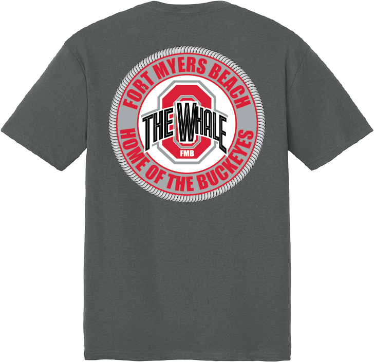 The Whale Home of the Buckeyes Circle Unisex T-Shirt