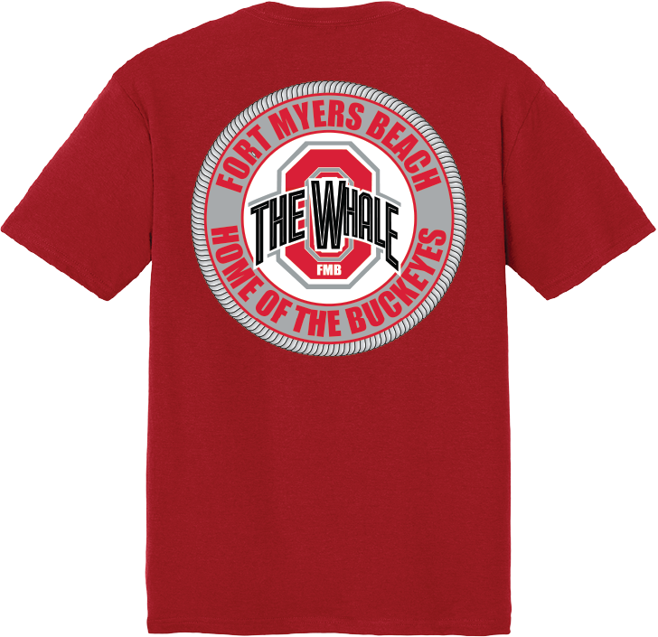 The Whale Home of the Buckeyes Circle Unisex T-Shirt