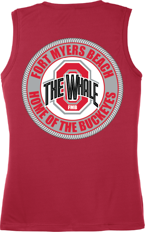 Block O Sport-Tek Ladies PosiCharge Competitor V-Neck Sleeveless Tee