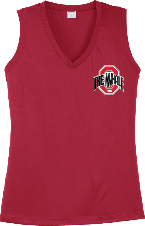 Block O Sport-Tek Ladies PosiCharge Competitor V-Neck Sleeveless Tee