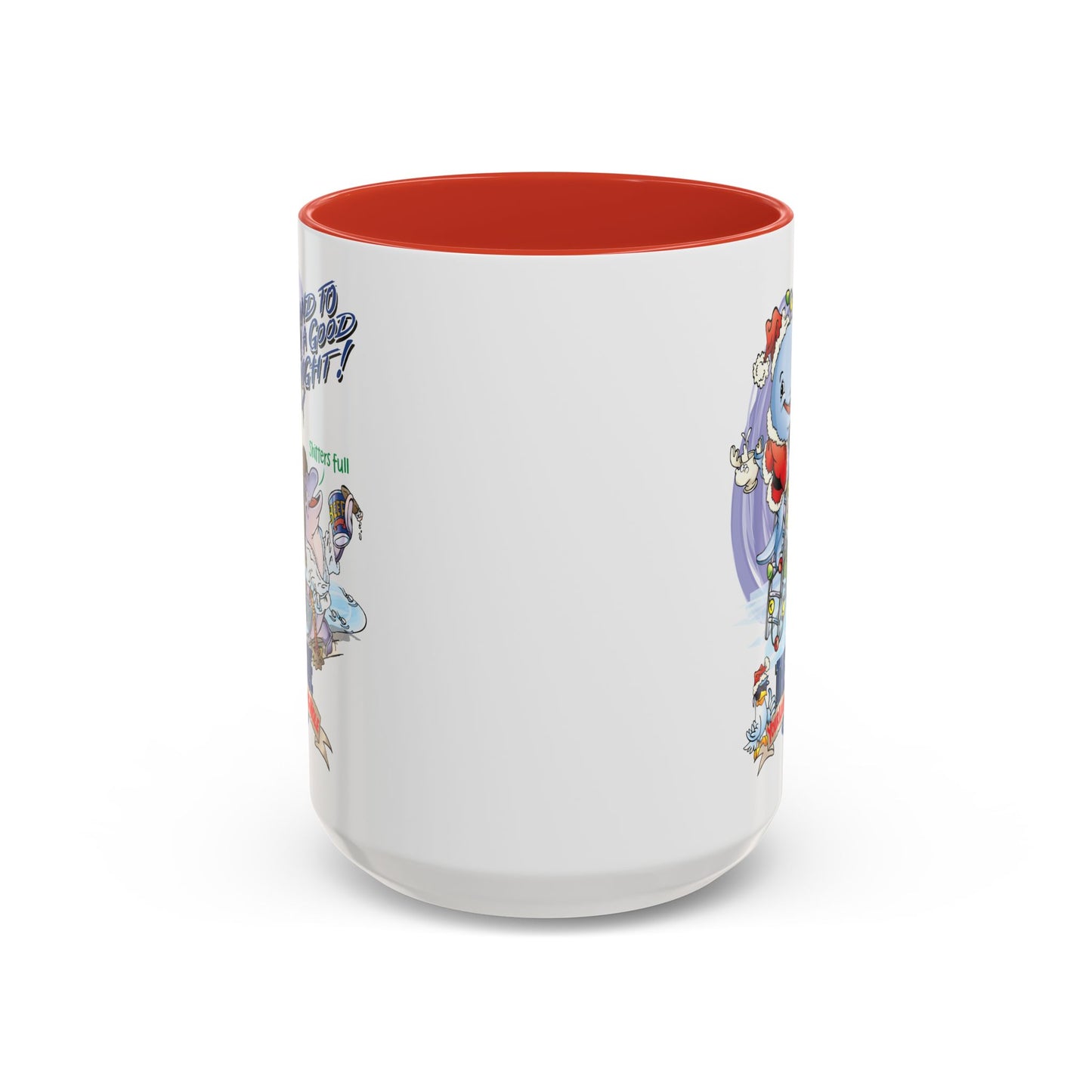 Holiday Whale Coffee Mug — "Have a Good Night!" Festive Nautical Christmas Mug (11/15oz)