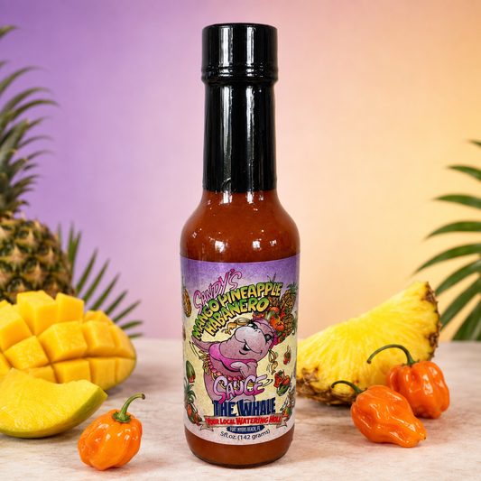 Sandy’s Mango Pineapple Habanero Sauce – 5 oz.