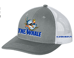 The Whale Logo Snapback Pony Tail Trucker Cap